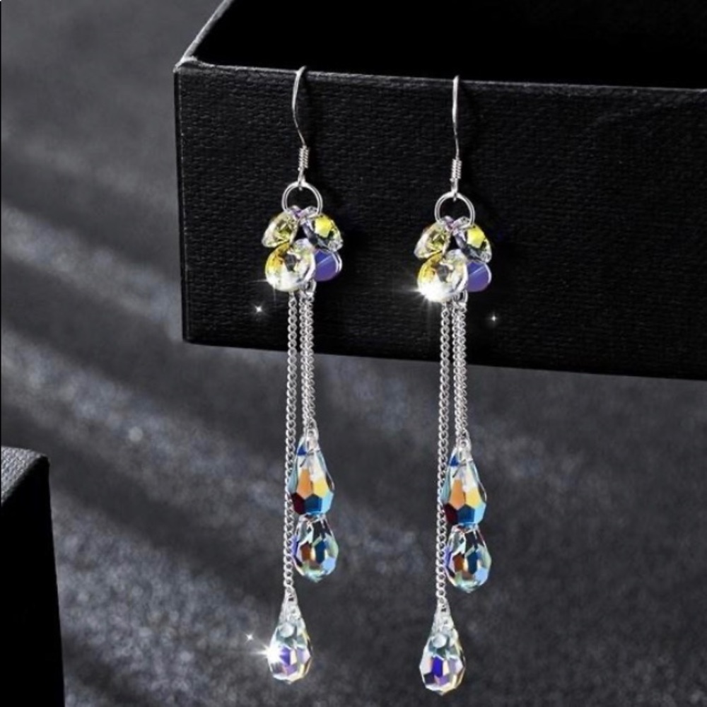 Handmade Sterling Silver Tassel Dangle Earrings